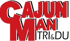 CajunMan Triathlon, Duathlon, Aquabike, Aquathlon & 5k Run logo