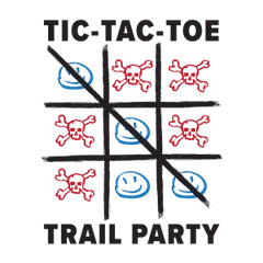 Tic-Tac-Toe Trail Party logo