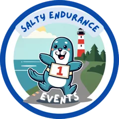 Salty's 5K & 10K Double Nubble logo