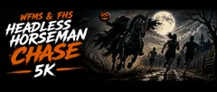 HEADLESS HORSEMAN FUN RUN & 5K logo