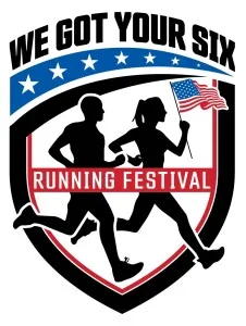 We Got Your Six Running Festival logo