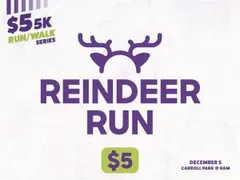 $5 5K Series: 2026 Reindeer Run logo