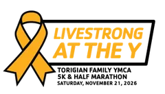 Livestrong at the Y 5K & Half Marathon logo