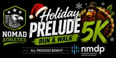 NOMAD Holiday Prelude 5K logo