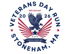 Stoneham Veterans Day Run logo
