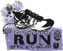 18th Annual Resolution Run to Kick Cancer 5K logo
