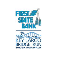 First State Bank Key Largo Bridge 10k/5k Run/Walk logo