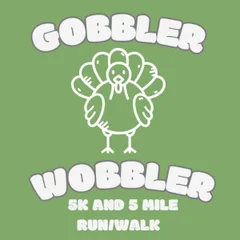 Gobbler Wobbler 5K and 5 Mile logo