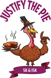 Justify The Pie 5k and 15k Run/Walk logo