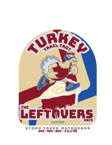 TURKEY TRAIL TROT & THE LEFTOVERS RACE logo
