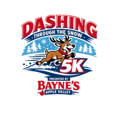 Bayne's Apple Valley Dashing Through The Snow 5K Trail Run logo