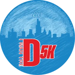 I Ran the D 5K logo