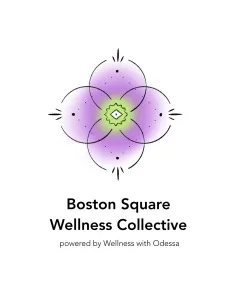 Boston Square Wellness Collective's 4th Annual SPRING INTO ACTION 5K logo