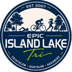Epic Races' Island Lake Triathlon, Duathlon, Aquabike logo