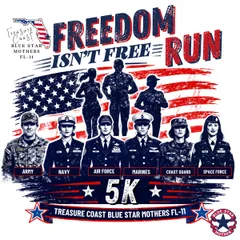 Freedom Isn't Free Run 5K - SPONSORSHIP logo
