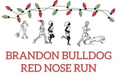 Brandon Bulldog Red Nose Run logo
