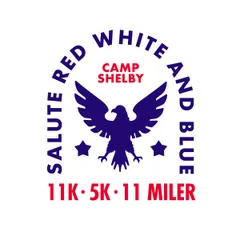 Salute Red, White, and Blue logo