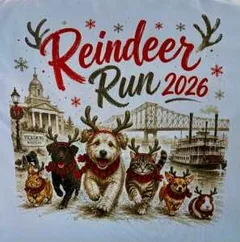 Reindeer Run 5K of Vicksburg logo