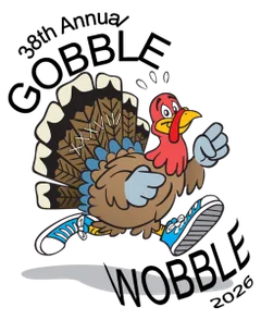 Chesterfield 38th Annual Gobble Wobble 5K logo