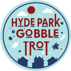 Hyde Park's GobbleTrot 5K on Gillham Road - Thanksgiving Day logo
