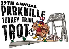 Parkville Turkey Trail Trot 5k logo