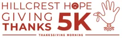 The Hillcrest Hope Giving Thanks 5K logo