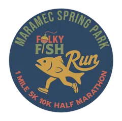 Folky Fish Run - 1 MILE, 5K, 10K & HALF MARATHON logo