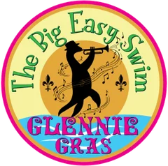 Glen Lake Swim: GLENNIE GRAS, The Big Easy Swim logo