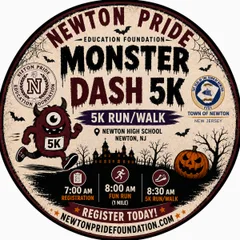 Newton Pride Monster Dash 5K logo