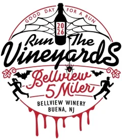 Run the Vineyards 5 Miler at Bellview Winery logo