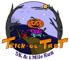 Trick or Trot 5K & 1 Mile Walk logo