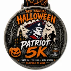 3rd Annual Patriot 5K - Halloween Edition logo