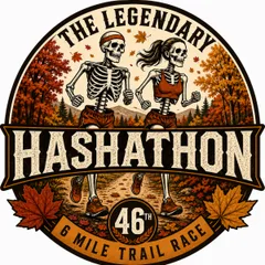HASHATHON 6 Mile Trail Race logo