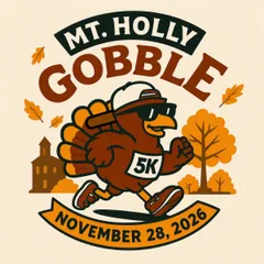 Mount Holly Gobble 5K / 1 Mile Fun Run logo