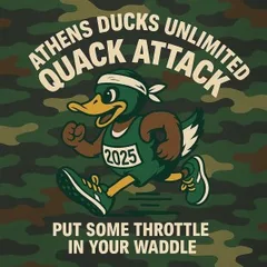 Athens Ducks Unlimited Quack Attack presented by Redefined Fitness logo