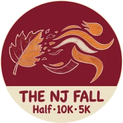 The New Jersey Fall Half, 10K, and 5K logo