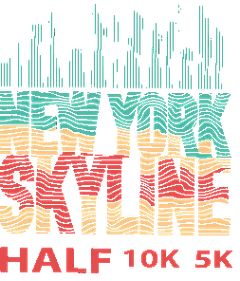 The NY Skyline Half, 10K, and 5K logo