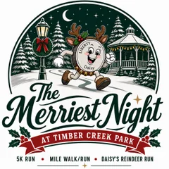 The Merriest Night: Run & Holiday Festival logo