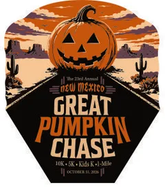 NM GREAT PUMPKIN CHASE 10K, 5K, 1-MILE WALK, KIDS K and INFLATABLE COSTUME MAD DASH logo