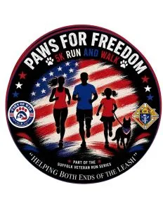 Paws for Freedom 5k Run & Walk logo