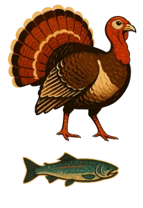 Home Pro Exteriors' Livingston Manor Turkey "Trout" 5K & 1 Mile Run/Walk logo