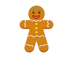 The Gingerbread 5k logo