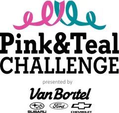 Pink & Teal Challenge logo
