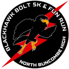 Blackhawk Bolt 5K & Fun Run at North Buncombe High School logo