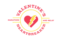 Valentine's Heartbreaker Marathon & Relay logo