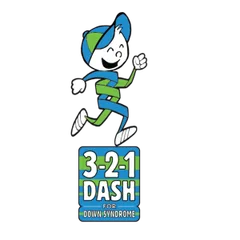 3-2-1 Dash for Down Syndrome 5K & Fun Run logo