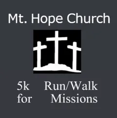 Mt. Hope Church 5K Run for Missions logo